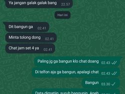 Chat Kocak Bangunin Sahur, Bikin Senyum-senyum Sendiri