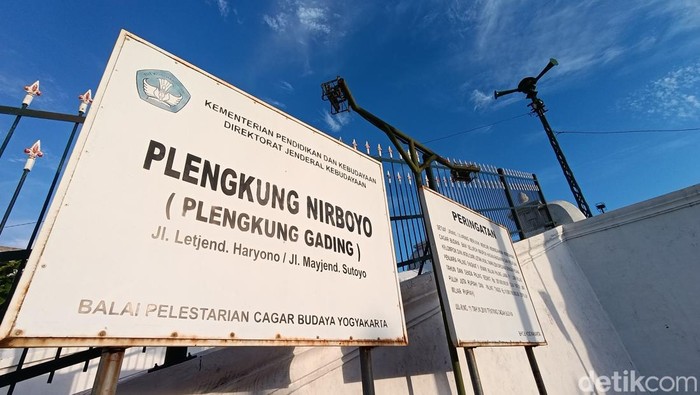 Gauk Plengkung Gading, Kraton, Kota Jogja, Senin (18/3/2024).