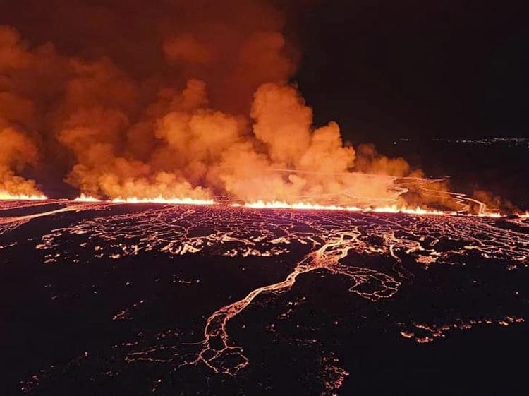 Gunung Berapi di Islandia Meletus Keempat Kalinya dalam 3 Bulan