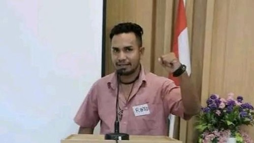 Kades Netemnanu Utara, Kecamatan Amfoang Timur, Kabupaten Kupang, NTT, Apriyanto Kletus Obe alias Rinto Obe. (Istimewa).