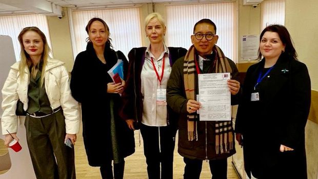 Ketua BKSAP DPR Fadli Zon menjadi Pemantau Internasional Pilpres Rusia. (dok. Fadli Zon).