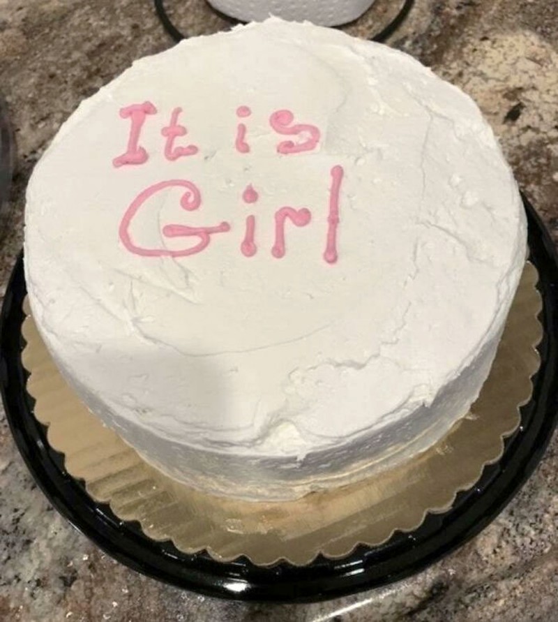 Kue gender reveal zonk