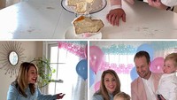 Keluarga ini sudah begitu bersiap menyambut anggota keluarga baru. Tetapi kesalahan saat memilih toko kue membuat gender reveal ini gagal. Foto: Bored Panda