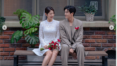 7 Foto Pernikahan Park Shin Hye dan Park Hyung Sik di Doctor Slump