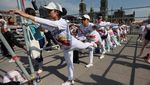 Ratusan Balerina Penuhi Alun-alun Meksiko dalam Kelas Balet Terbesar