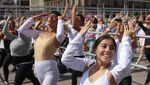 Ratusan Balerina Penuhi Alun-alun Meksiko dalam Kelas Balet Terbesar