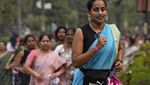 Ribuan Emak-emak India Ikut Maraton Pakai Saree, Begini Kemeriahannya