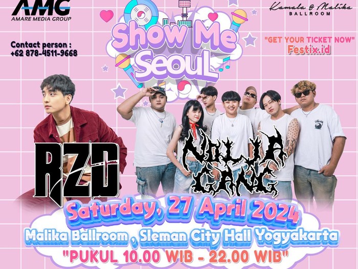 Show Me Seoul Vol.1 di Jogja, Sabtu (27/4/2024).