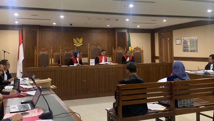 Sidang pidana Pemilu dengan terdakwa 7 PPLN KL nonaktif (Mulia/detikcom)
