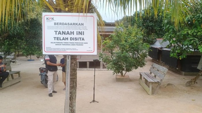 Tanah Andhi Pramono disita KPK (dok. Istimewa)