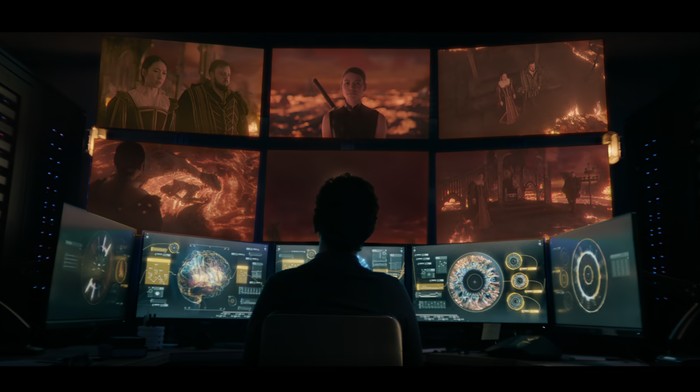 Cuplikan adegan dalam serial 3 Body Problem.
