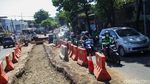 Ada Proyek Polder, Lalin Pasar Rebo Arah Tanjung Barat Padat
