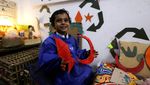 Anak-anak di Mesir Bikin Dekorasi Ramadan Bertema Palestina