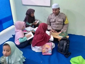 Brigadir Yasin Gotong Royong Bangun TPQ di Eks Lokasi Sabung Ayam di Comal