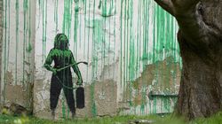 Potret Mural Terbaru Banksy di London