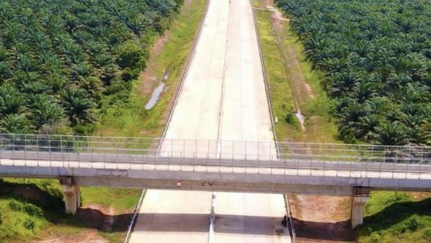 Jalan Tol Kayu Agung-Palembang-Betung (Kapalbetung) di Sumatera Selatan. (Intagram/kemenpupr)