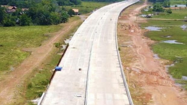 Jalan Tol Kayu Agung-Palembang-Betung (Kapalbetung) di Sumatera Selatan. (Intagram/kemenpupr)