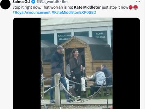 Isu Liar di Medsos Tentang Body Double Kate Middleton