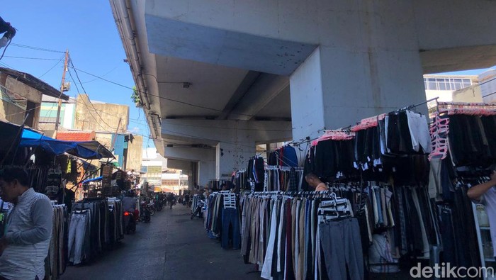 Kondisi Existing di Area Pedagang Campuran (Blok C) di Pasar Kebayoran Lama. (Rifka Amalia/detikcom)