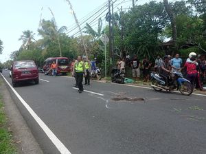 Pria di Tabanan Tewas Tertabrak gegera Memotong Jalan Saat Berkendara