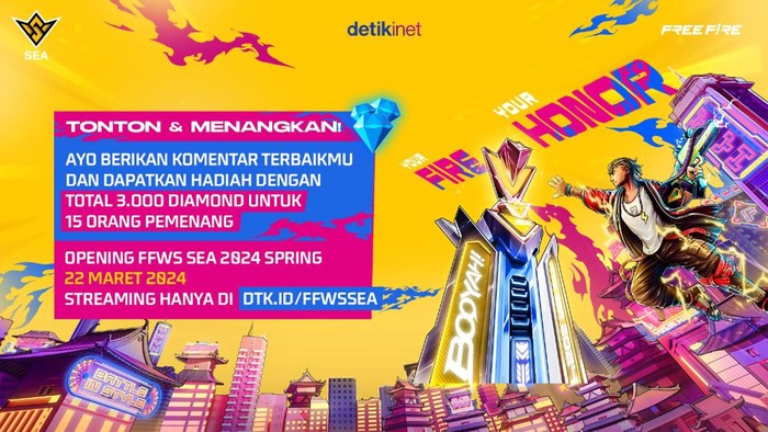 Ternyata dapat diamond Free Fire gratis tuh gampang banget lho. Salah satu caranya ialah nonton kompetisinya. Lalu apa lagi? Nah simak penjelasannya berikut.