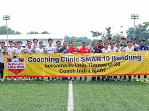 Indra Sjafri Apresiasi Laga Sepak Bola SMA McDonalds Liga Ayo