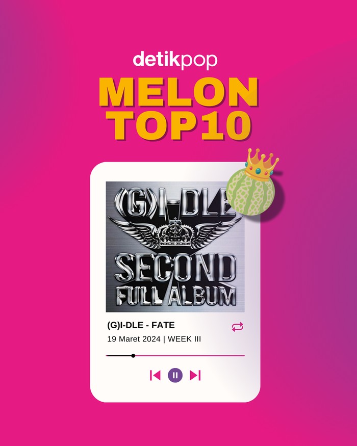Melon Top 100 Chart Melon Top 100 edisi Selasa (19/3/2024).