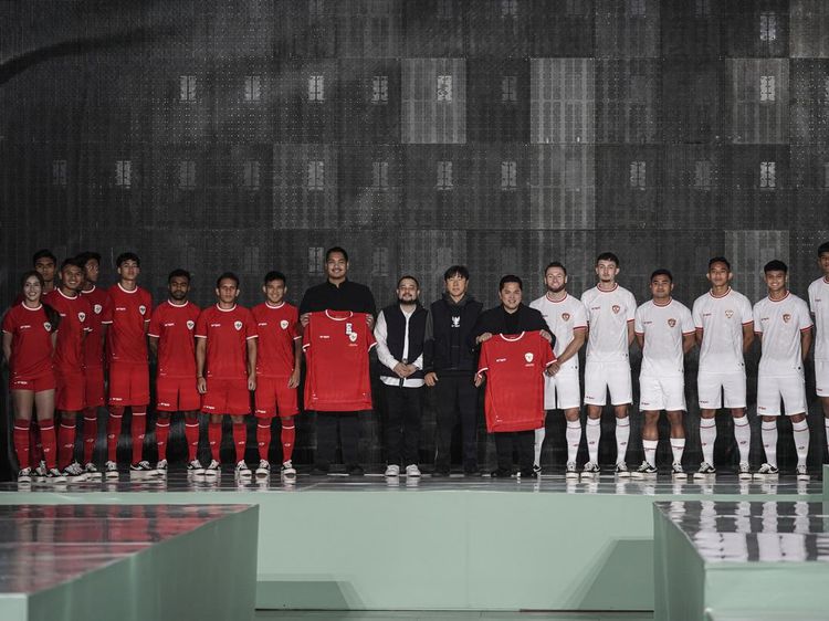 Lihat Lagi Momen Peluncuran Jersey Baru Timnas Indonesia