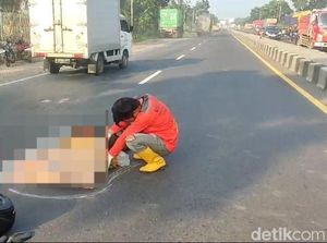 Pemotor Tewas Jadi Korban Tabrak Lari di Bypass Mojokerto