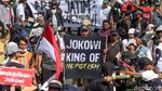 Penampakan Massa Demo yang Padati Depan DPR