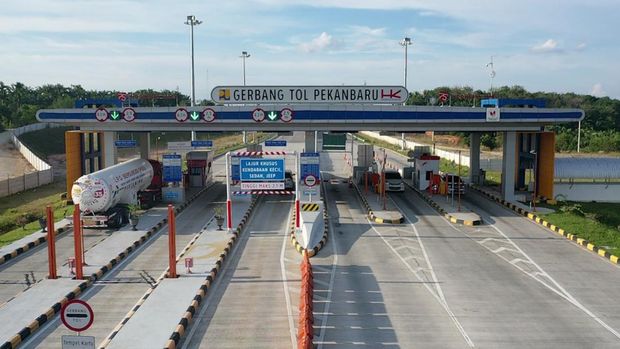 Pintu gerbang tol Pekanbaru. (Dok. Hutama Karya)