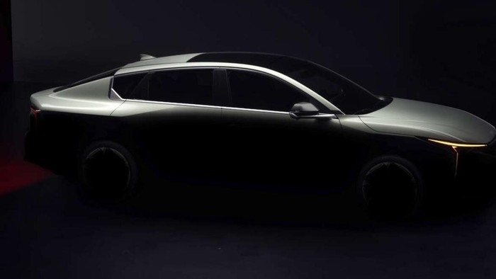 Teaser sedan terbaru Kia K4