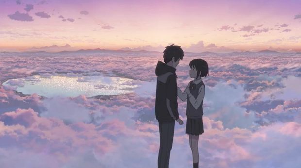 Cuplikan adegan di film Your Name (2016).
