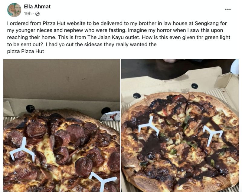 Zonk! Pesan Pizza untuk Buka Puasa yang Didapat Malah Pizza Gosong