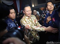 Airlangga, Zulhas dan AHY Sambangi Rumah Prabowo Jelang Pengumuman KPU