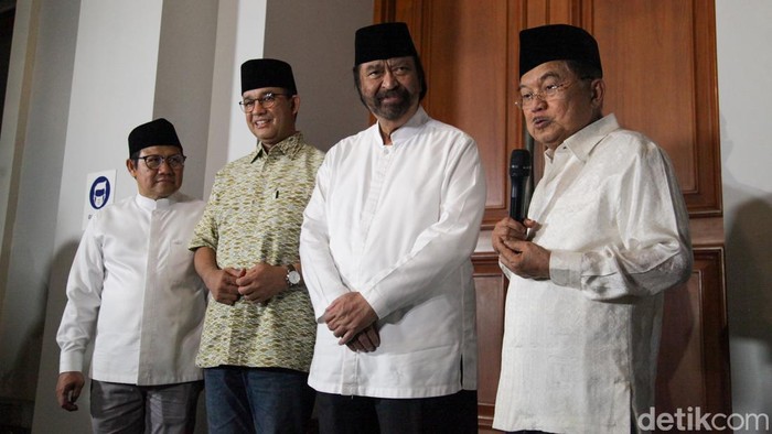Anies-Cak Imin-Paloh Bukber di Rumah JK Jelang Pengumuman KPU Anies-Cak Imin-Paloh Bukber di Rumah JK Jelang Pengumuman KPU