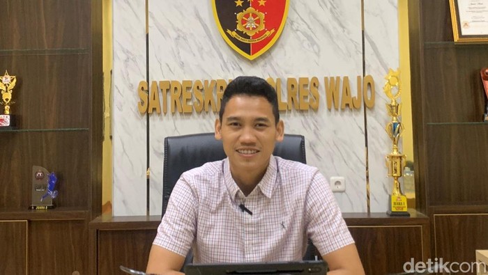 Kasat Reskrim Polres Wajo Iptu Aditya Pandu Drajat Sejati.