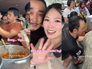 Orang Korea Ikut Antre Kolak Viral hingga Adonan Roti India Diinjak Kaki Telanjang
