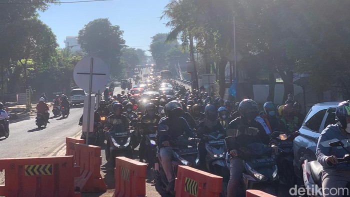 Macet Parah di TB Simatupang. (Taufik/detikcom)
