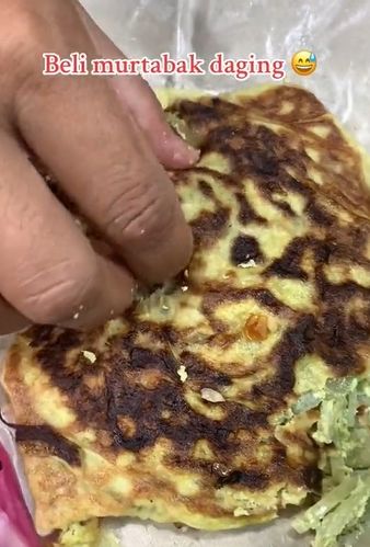 Zonk! Pesan Martabak Daging, Pembeli Ini Hanya Terima Isian Begini