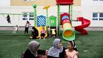 Momen Pengungsi Gaza Rayakan Ramadan di Emirates Humanitarian City
