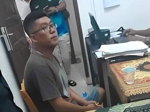 Pelaku Jannes Kilon Diaz saat diamankan. (Foto: Dok Polres Tebing Tinggi)