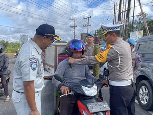 Operasi Keselamatan Ditutup, Polisi Tilang 798 Pelanggar Lantas di Babel