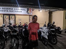 Pencuri Spesialis Motor Dibekuk, Uang Untuk Judi Slot