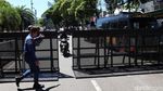 Potret Pengamanan Gedung KPU Jelang Pengumuman Hasil Pemilu 2024