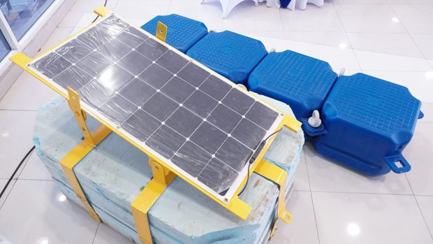 Purwarupa Solar2Wave untuk PLTS apung laut RI.