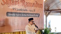 Direktur Kelembagaan dan Layanan PT Jamkrindo Abdul Bari mengatakan kegiatan Safari Ramadan ini juga merupakan bagian dari program tanggung jawab sosial dan lingkungan perusahaan.