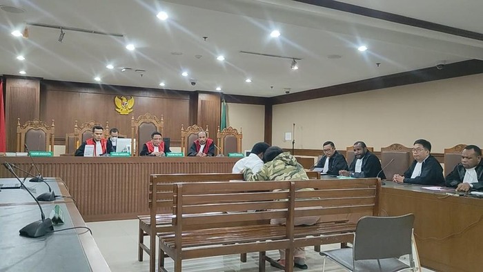 Sidang eks Kadis PUPR Papua (Mulia Budi/detikcom)