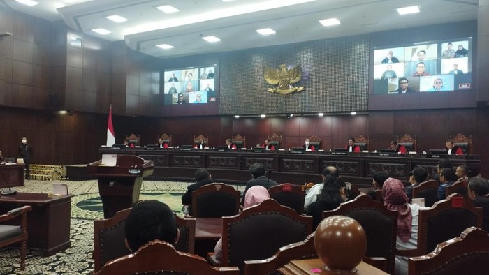 Sidang MK pada Rabu (20/3/2024)-(Brigitta/detikcom)
