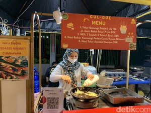 Jajan Takjil di Pasar Ramadan Medan Bisa Pakai QRIS